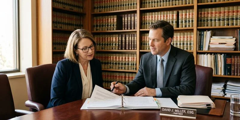 Properly notarized estate planning documents with notary seal